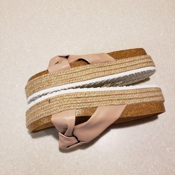 ASOS DESIGN Womens Teegan knotted Platform Size 9 Pink - Picture 6 of 10